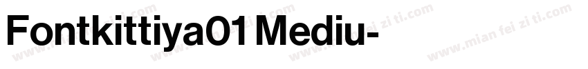 Fontkittiya01 Mediu字体转换